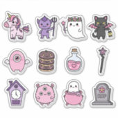 Mystical Pastel Haunts Sticker Pack (Voorkant)
