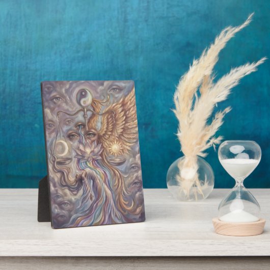 Mystical Phoenix Tabletop Plaque with Easel  Fotoplaat (Zijkant)