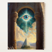 Mystical piramid Eye Art Planner (Achterkant)