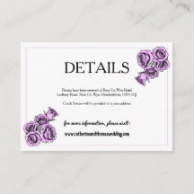 Mystical Purple Rose Wedding