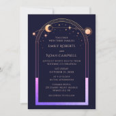 Mystical Rainbow Sun Star Moon Astronomie Space Kaart (Voorkant)