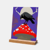 🔮 Mystical Raven Acrylic Sign Acryl Bord (Hoek)