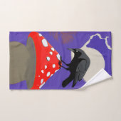 🛁 Mystical Raven Bath Towel Set Bad Handdoek (Handdoek)