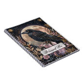 Mystical Raven Crystal Notitieboek (Rechterzijde)