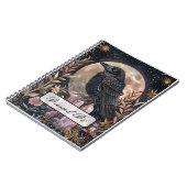 Mystical Raven Crystal Notitieboek (Linkerzijde)