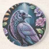 Mystical Raven Dark Academia Zandsteen Onderzetter (Voorkant)