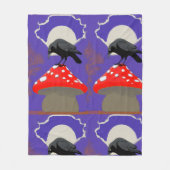 ❄️ Mystical Raven Fleece Blanket Deken (Voorkant)