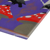 🔪 Mystical Raven Glass Cutting Board Snijplank (Hoek)