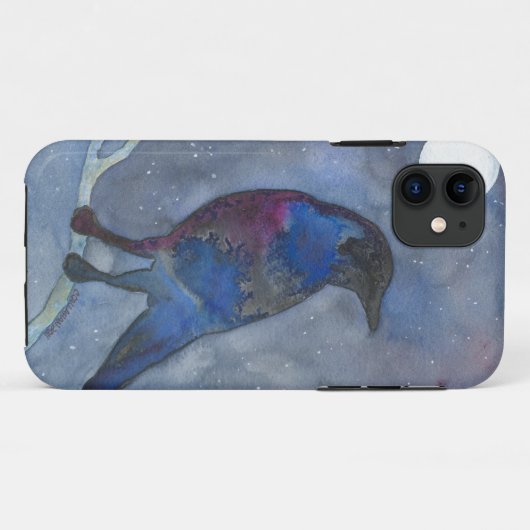 Mystical Raven iphone 5 hoesje (Achterkant (horizontaal))