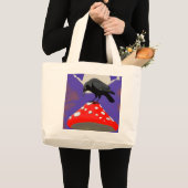 🖤 Mystical Raven Jumbo Tote Bag (Voorkant (product))