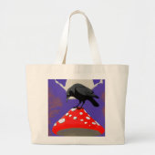 🖤 Mystical Raven Jumbo Tote Bag (Voorkant)