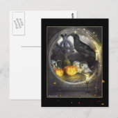 Mystical Raven Mystical Digital Art Briefkaart (Voorkant / Achterkant)