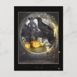 Mystical Raven Mystical Digital Art Briefkaart