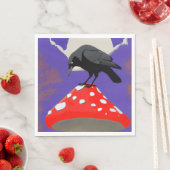 🍽️ Mystical Raven Paper Napkin Servet (Insitu)