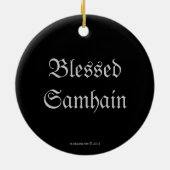 Mystical Raven Samhain Double Sided Ornament (Achterkant)