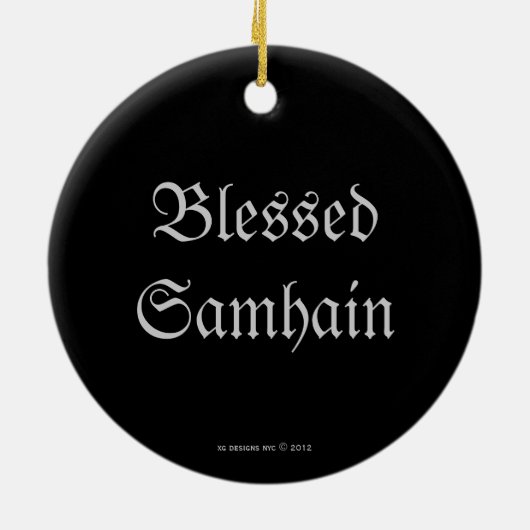 Mystical Raven Samhain Double Sided Ornament (Achterkant)