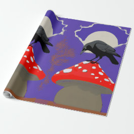 🎁 Mystical Raven Wrapping Paper Cadeaupapier