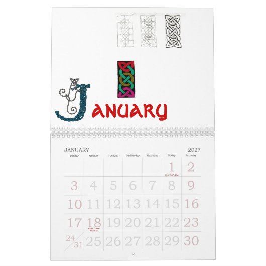 Mystical Roos Celtic Knots 2008 Calendar Kalender (Jan 2027)