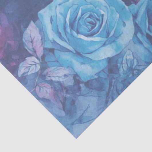 Mystical Rose Motif Tissue Paper Sheets GiftWrap Tissuepapier (Detail)