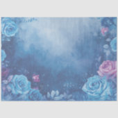 Mystical Rose Motif Tissue Paper Sheets GiftWrap Tissuepapier (Voorkant)