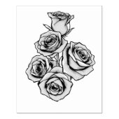 Mystical Rose Wedding Rubberstempel (Afrduk)