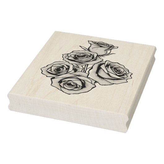 Mystical Rose Wedding Rubberstempel (Stempel)