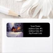 Mystical Rustic Log Cabin van de Evergreens Etiket (Insitu)