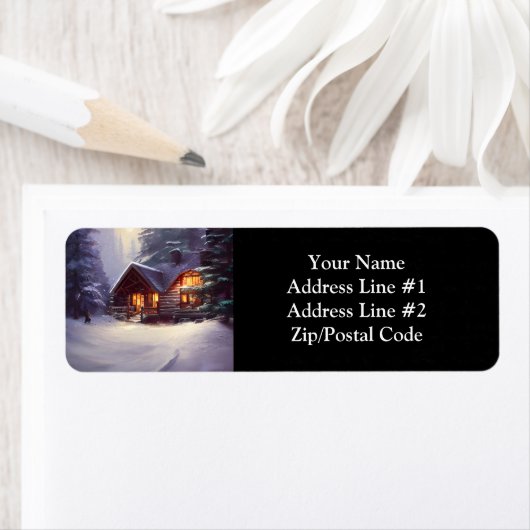 Mystical Rustic Log Cabin van de Evergreens Etiket (Insitu)