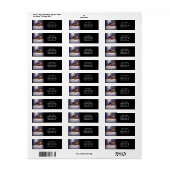 Mystical Rustic Log Cabin van de Evergreens Etiket (Full Sheet)