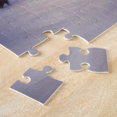 Mystical Rustic Log Cabin van de Evergreens Legpuzzel (Zijkant)