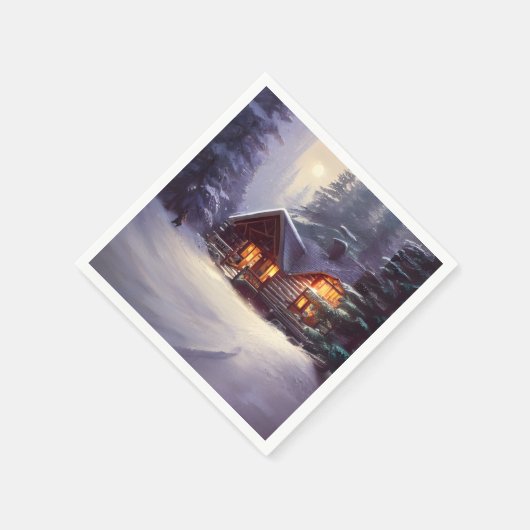 Mystical Rustic Log Cabin van de Evergreens Servet (Hoek)