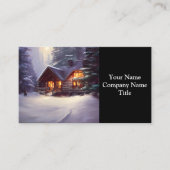 Mystical Rustic Log Cabin van de Evergreens Visitekaartje (Voorkant)