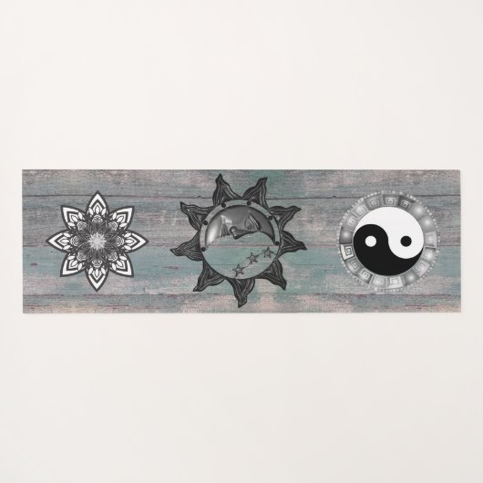 Mystical Rustic Yogamat (Achterkant (horizontaal))
