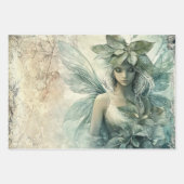 Mystical Sage Green Fairy Inpakpapier Vel (Voorkant 2)