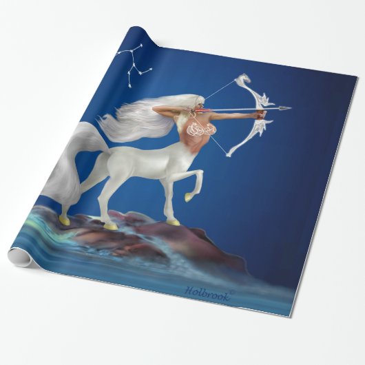 Mystical Sagittarius Cadeaupapier (Uitgerold)