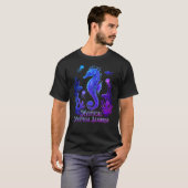 Mystical Seahorse – Fantasy Ocean Creature Magical T-shirt (Voorkant volledig)