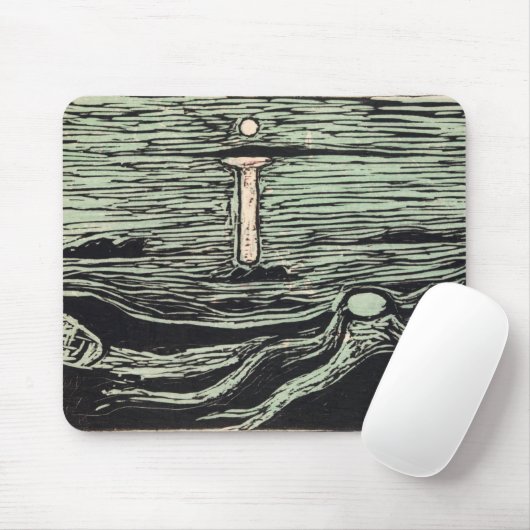 Mystical Shore (1897) van Edvard Munch Muismat (Met muis)