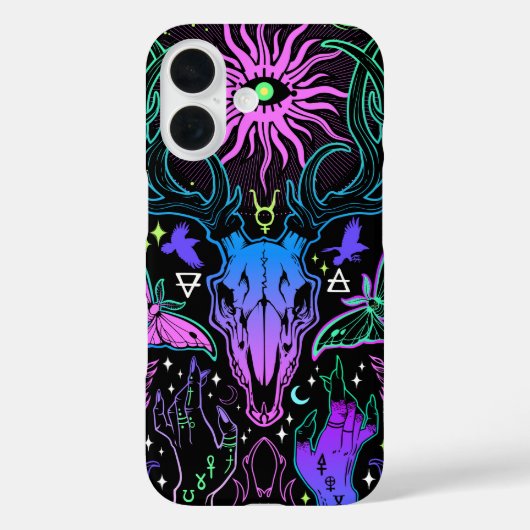 Mystical Skull Case-Mate iPhone Case (Achterkant)