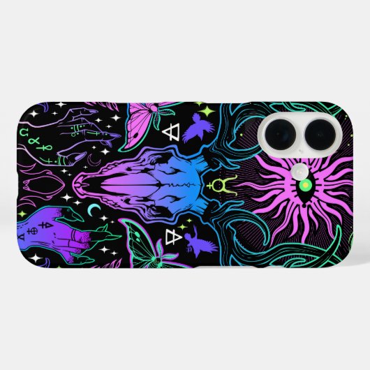 Mystical Skull Case-Mate iPhone Case (Achterkant (horizontaal))