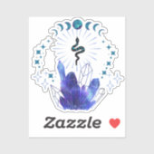 Mystical Snake Crystal Sticker (Vel)