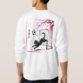 Mystical Soccer Cat Anime Fans & Night Game Lovers Trui (Achterkant)