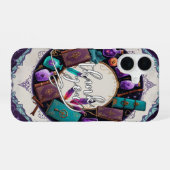 Mystical Spellbook Wreath Thank You Design iPhone 16 Hoesje (Achterkant horizontaal)