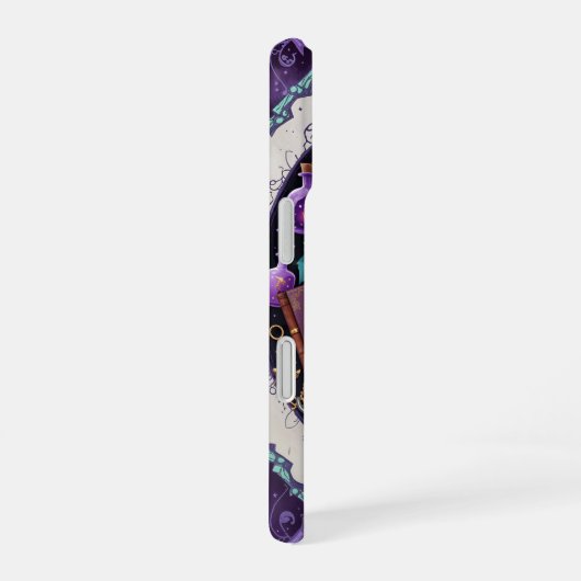 Mystical Spellbook Wreath Thank You Design iPhone 16 Hoesje (Rechterkant)