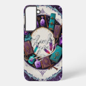 Mystical Spellbook Wreath Thank You Design Samsung Galaxy Hoesje (Achterkant)