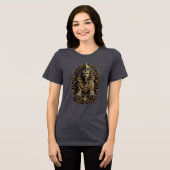 mystical sphinx Tri-Blend shirt (Voorkant volledig)