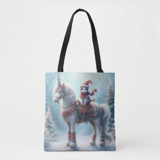 Mystical Spirit Horse Fantasy Tote Bag (Voorkant)