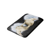 Mystical Spirit Raven en Moon Bath Mat (Gekanteld)
