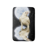 Mystical Spirit Raven en Moon Bath Mat (Voorkant Verticaal)