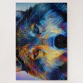 Mystical Spirit Wolf Legpuzzel (Verticaal)