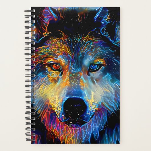 Mystical Spirit Wolf Planner (Voorkant)